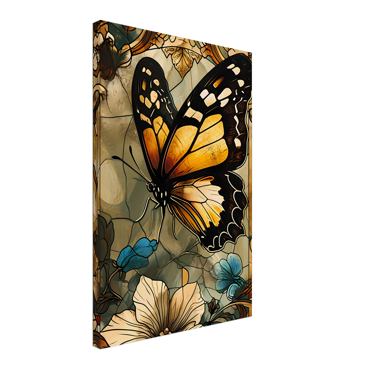 Canvas Wall Art - Radiant Monarch