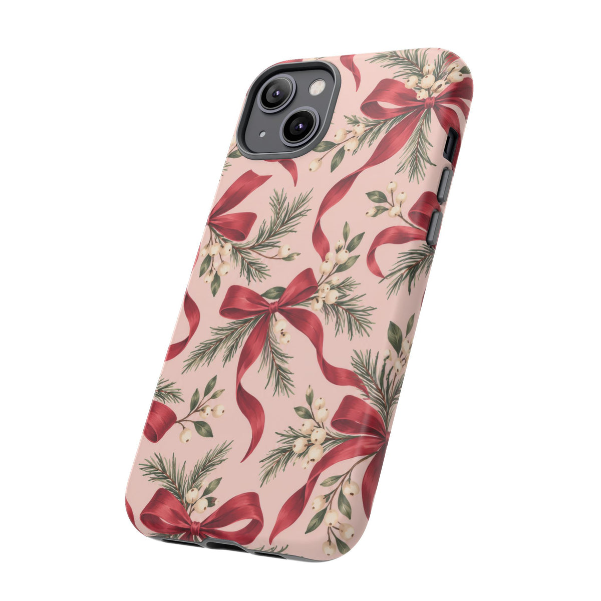 Ribbon Season iPhone Tough Case | christmas bows