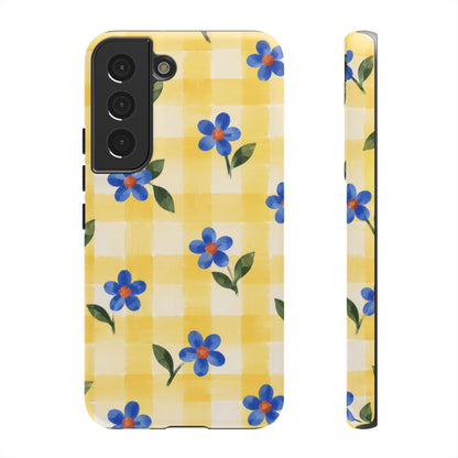 Buttercup Picnic Samsung Galaxy Tough Case | yellow gingham
