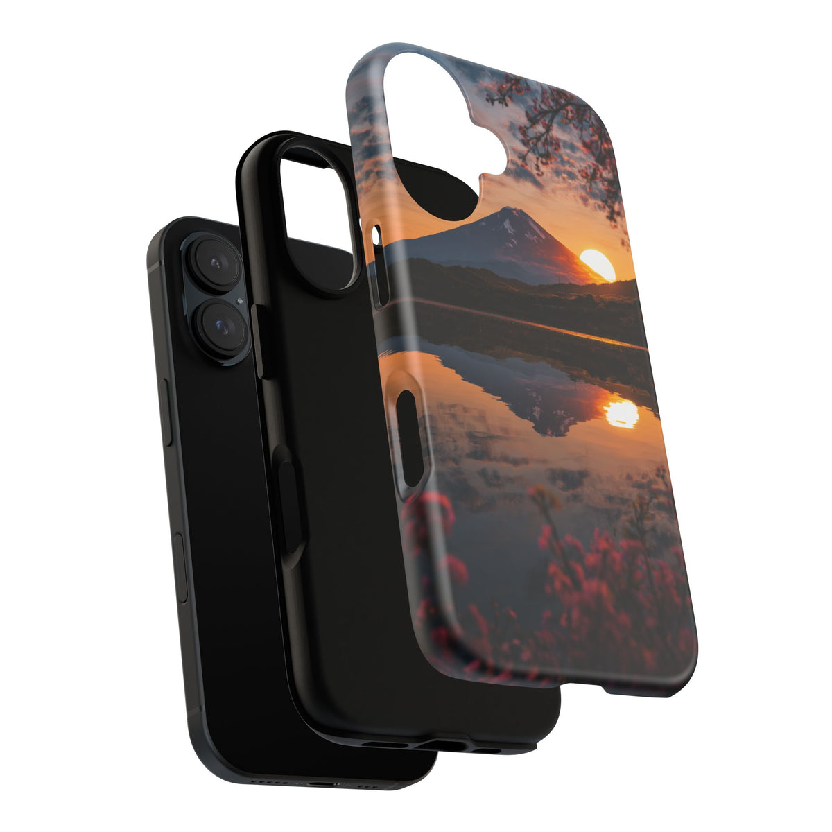 Fuji Golden Reflection iPhone Tough Phone Case