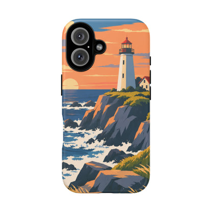 Lighthouse — Atlantic Beacon iPhone Tough Case