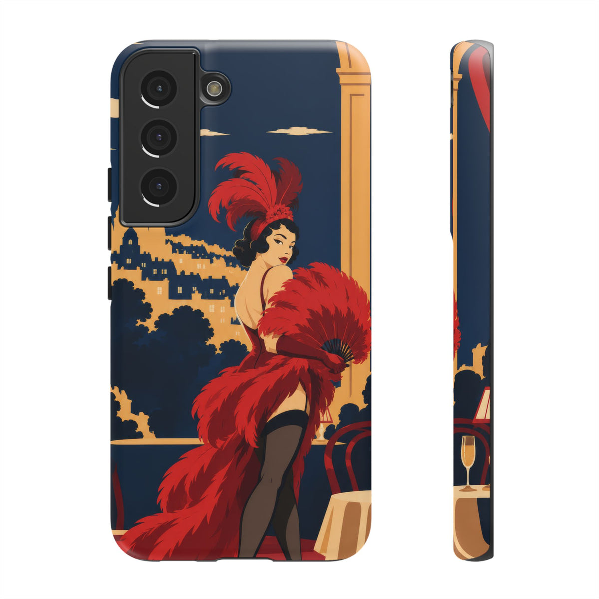 Moulin Rouge Dancer — Velvet Encore Samsung Galaxy Tough Case | cabaret dancer