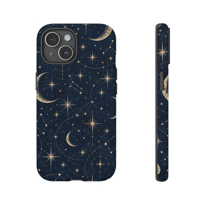 Celestial Moon iPhone Tough Case | Nocturne Atlas