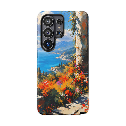 Azure Sanctuary Samsung Galaxy Tough Case | Painterly Coastal Landscape