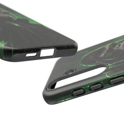 Cyberpunk Gorilla Samsung Galaxy Tough Case | Neon Code Silverback