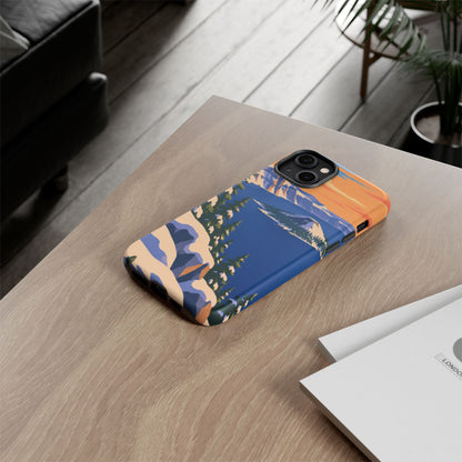 Crater Lake — Winter Caldera iPhone Tough Case