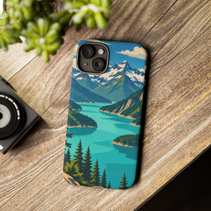 Cascades — Diablo Blue iPhone Tough Case