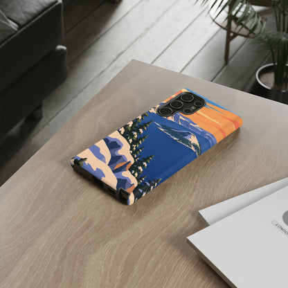 Crater Lake — Winter Caldera Samsung Galaxy Tough Case