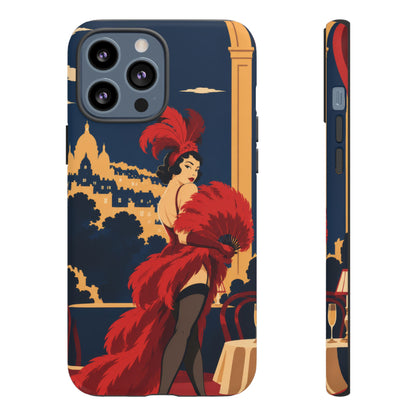 Moulin Rouge Dancer — Velvet Encore iPhone Tough Case | cabaret dancer