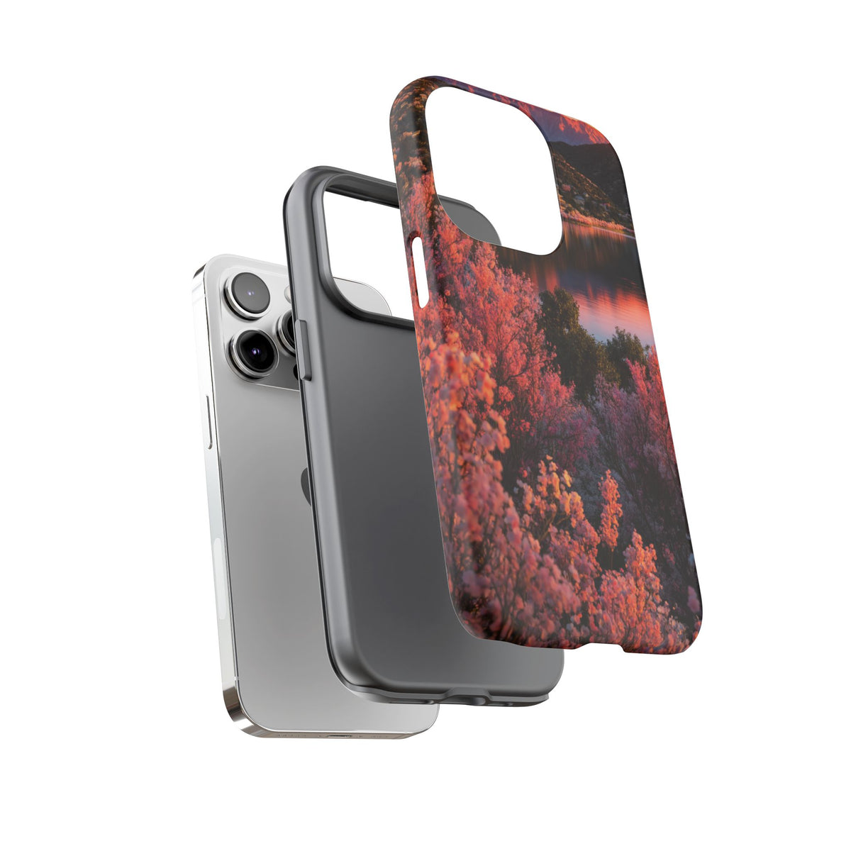 Alpine Bloom Lake iPhone Tough Phone Case