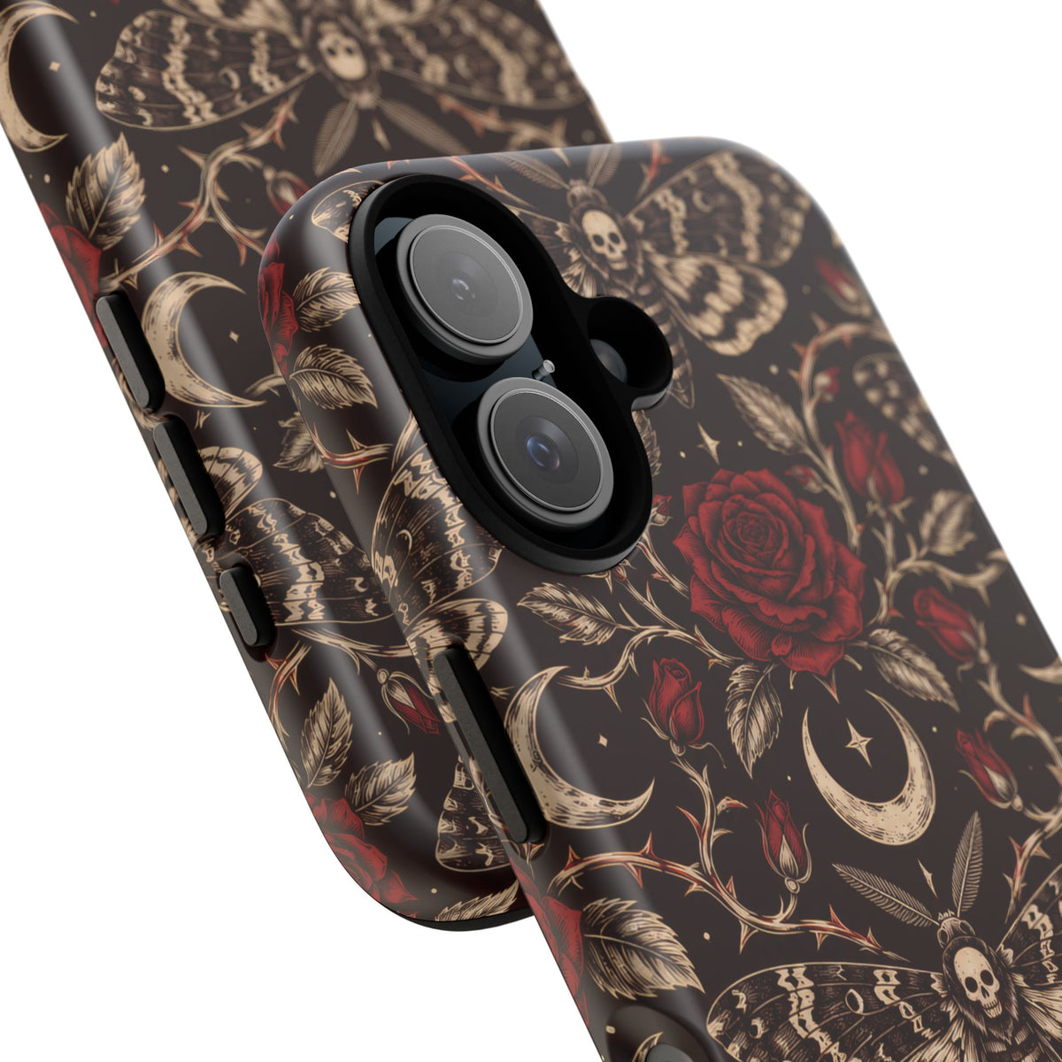 Velvet Moth Masquerade iPhone Tough Case | gothic moth