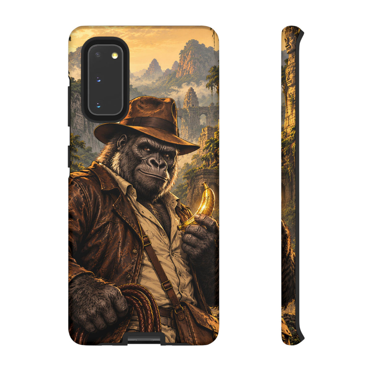 Adventure Gorilla Samsung Galaxy Tough Case | Temple of Bananas