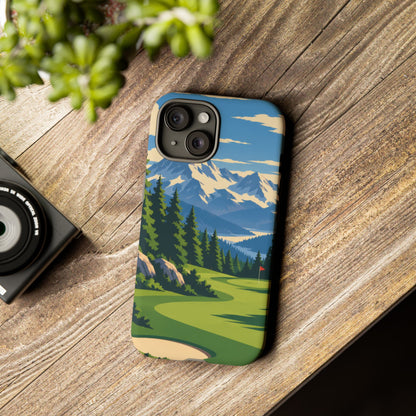 Mountain Golf — Alpine Fairway iPhone Tough Case