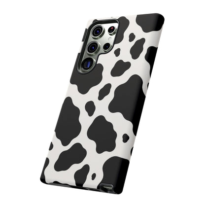 Classic Holstein Samsung Galaxy Tough Case | Black & White Cow Print