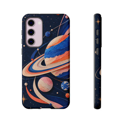 Cosmic Cut Paper Samsung Galaxy Tough Case | modern space
