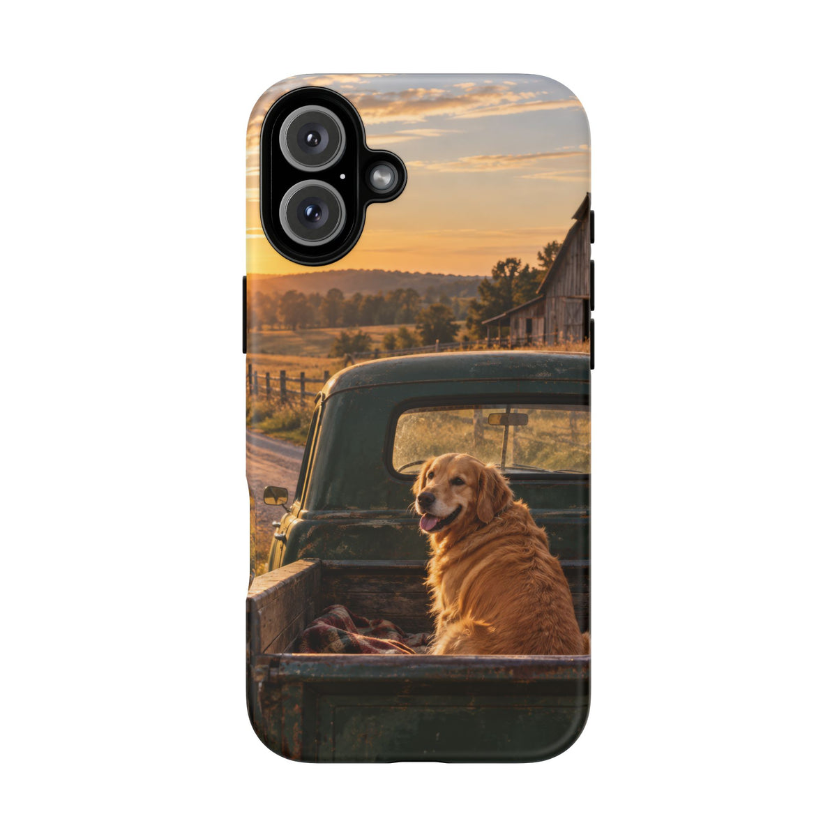 Sunday Road Golden iPhone Tough Case | golden retriever
