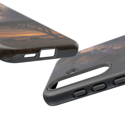 Milky Way over the Plains Samsung Galaxy Tough Case