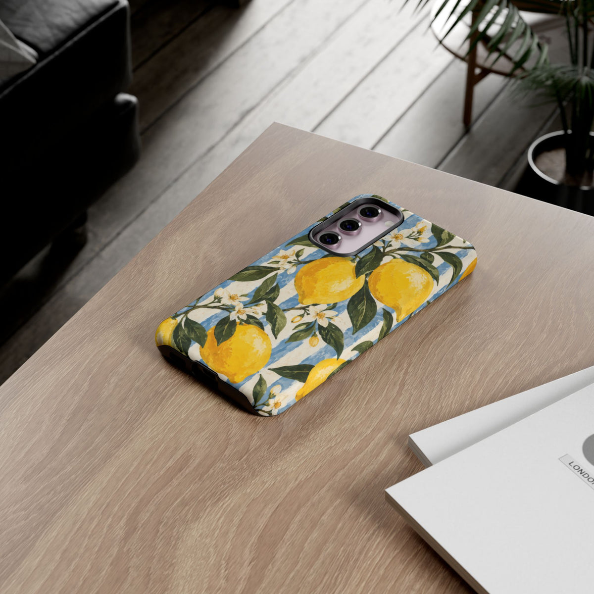 Riviera Lemons Samsung Galaxy Tough Case | lemon print