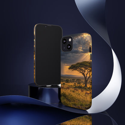 Stormlight on the Mara iPhone Tough Case | african storm