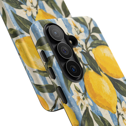 Riviera Lemons Samsung Galaxy Tough Case | lemon print