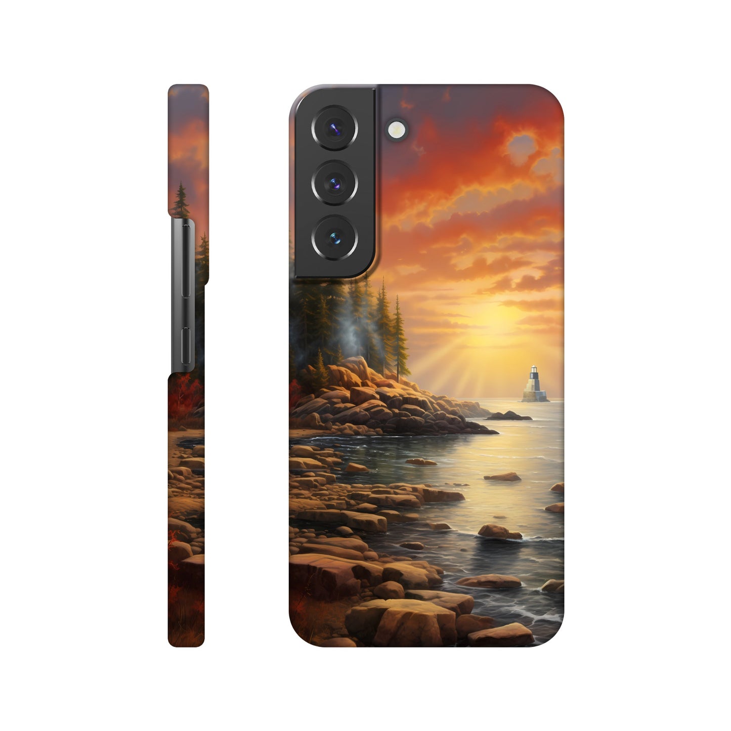 Samsung Case - Acadia Lighthouse Luminance
