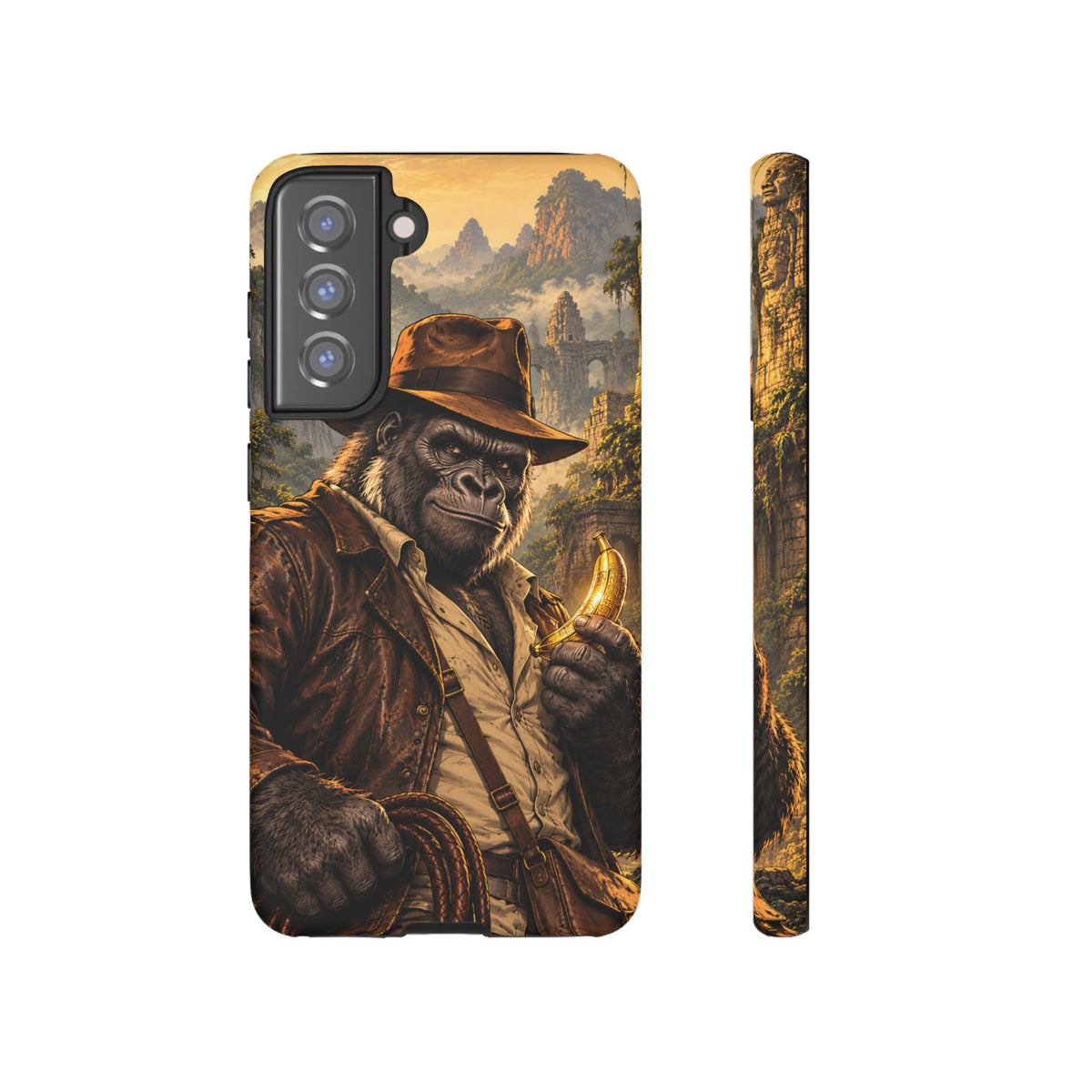 Adventure Gorilla Samsung Galaxy Tough Case | Temple of Bananas