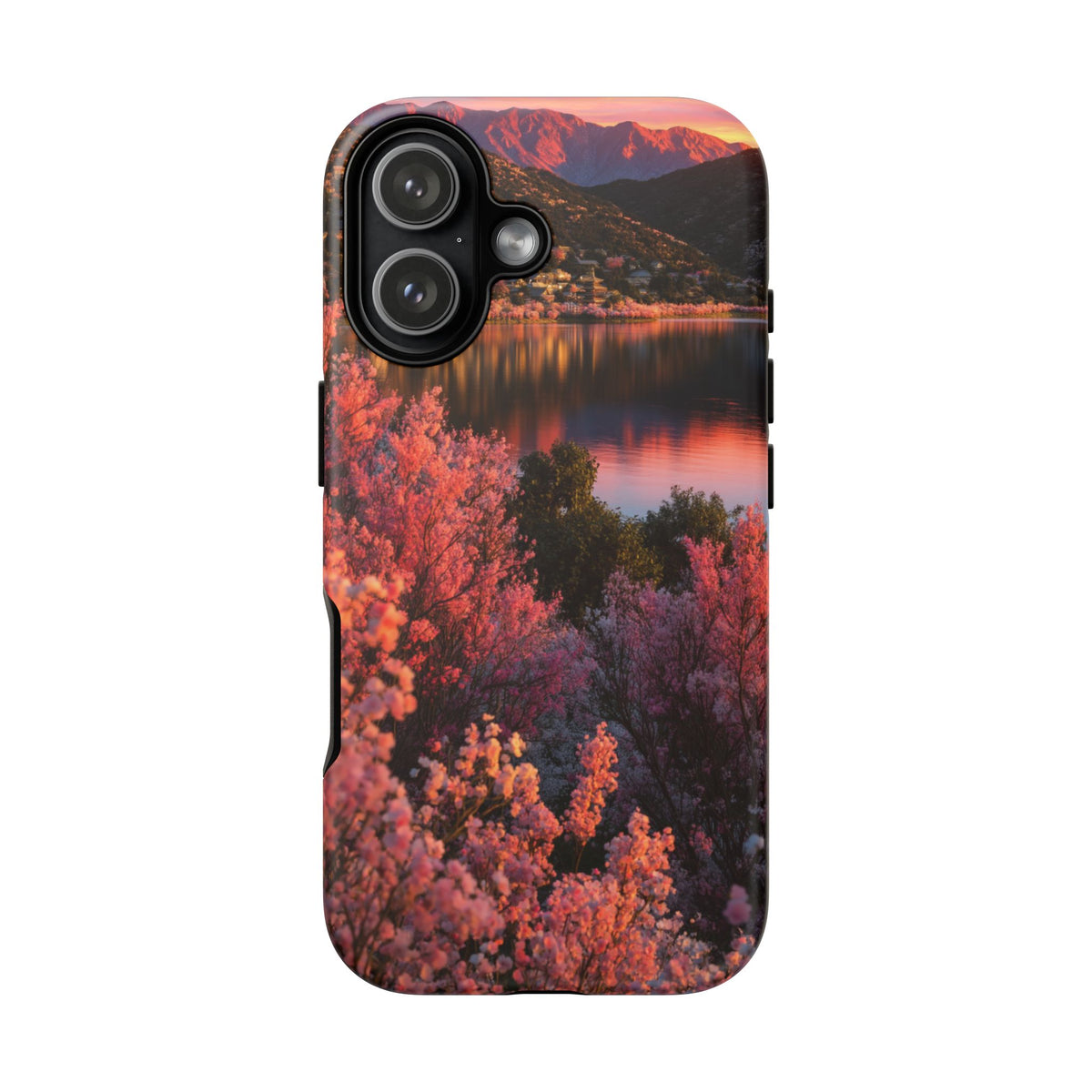 Alpine Bloom Lake iPhone Tough Phone Case