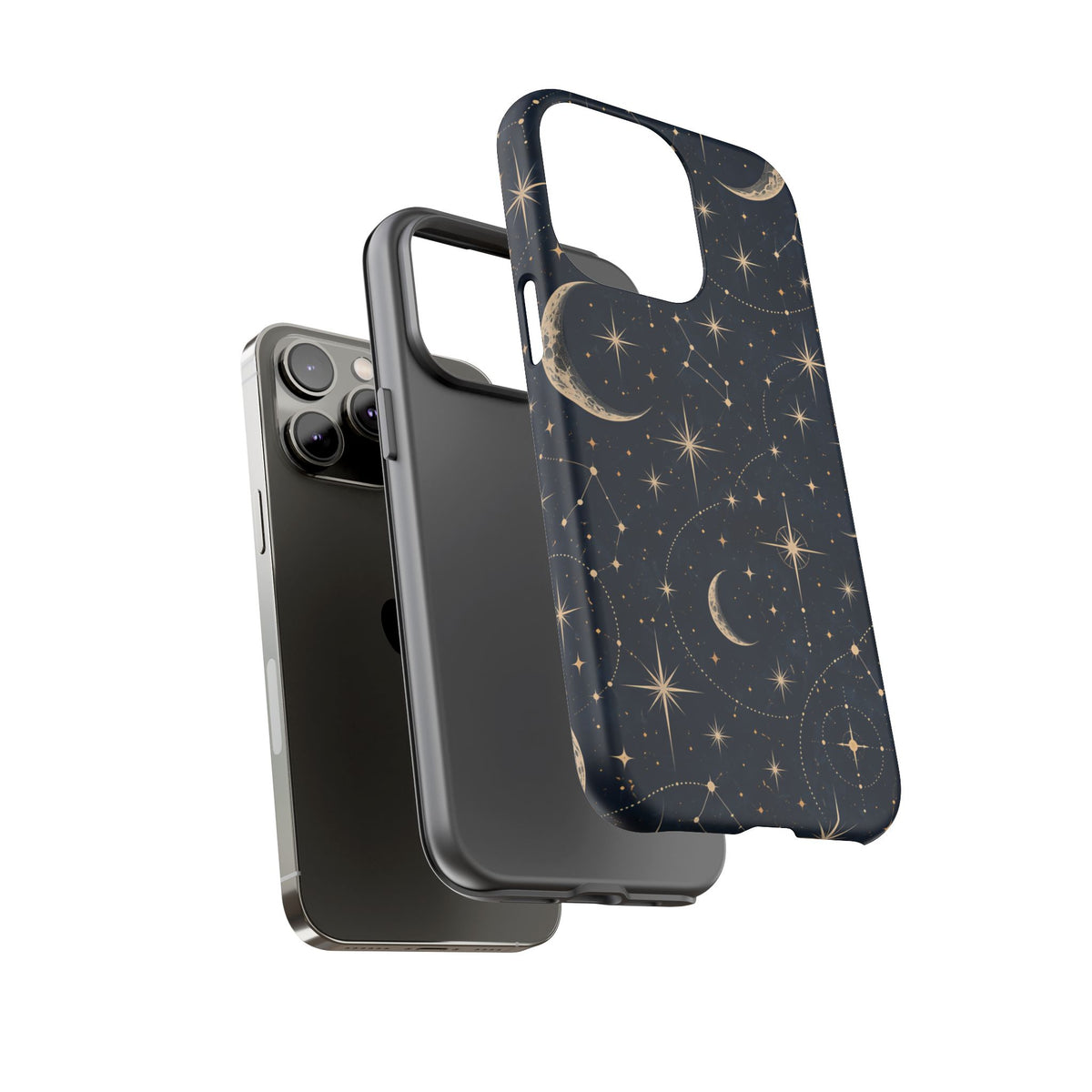 Celestial Moon iPhone Tough Case | Nocturne Atlas