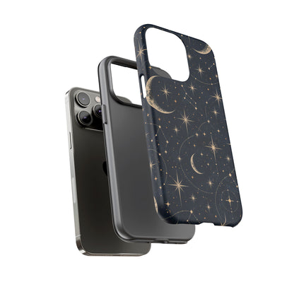 Celestial Moon iPhone Tough Case | Nocturne Atlas