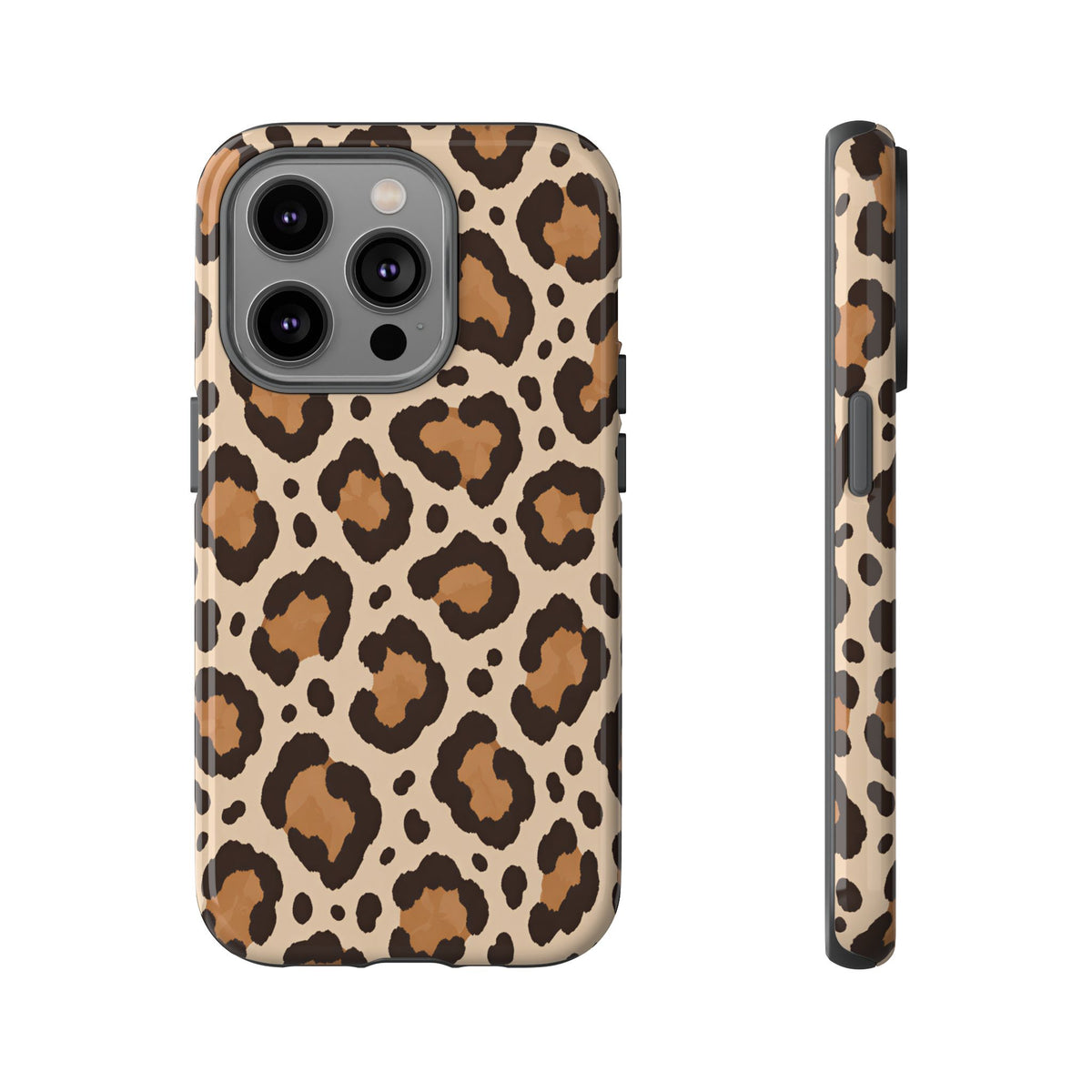 Leopard Print iPhone Tough Case | Cocoa Wildcat