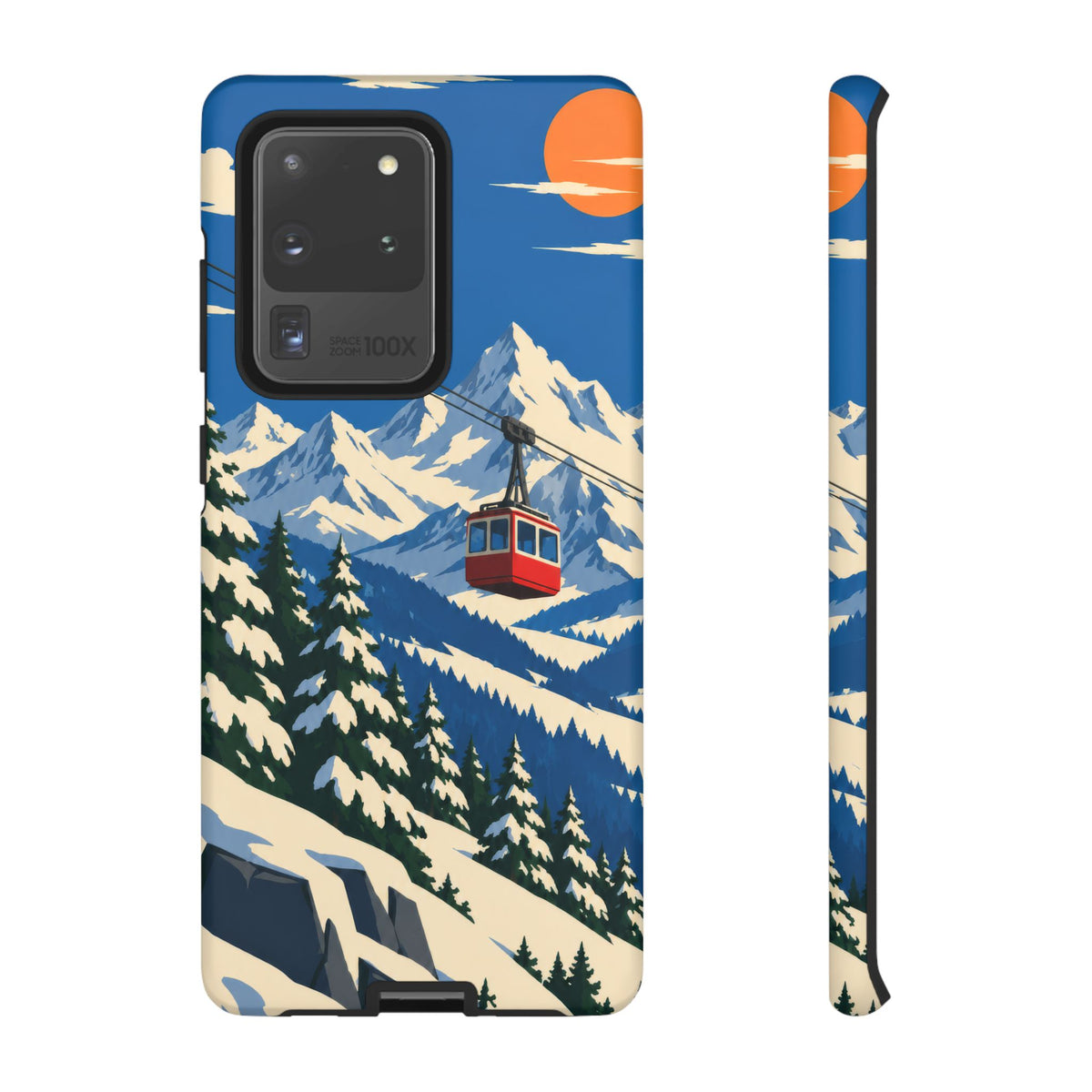 Swiss Skiing — Lift to the Sky Samsung Galaxy Tough Case