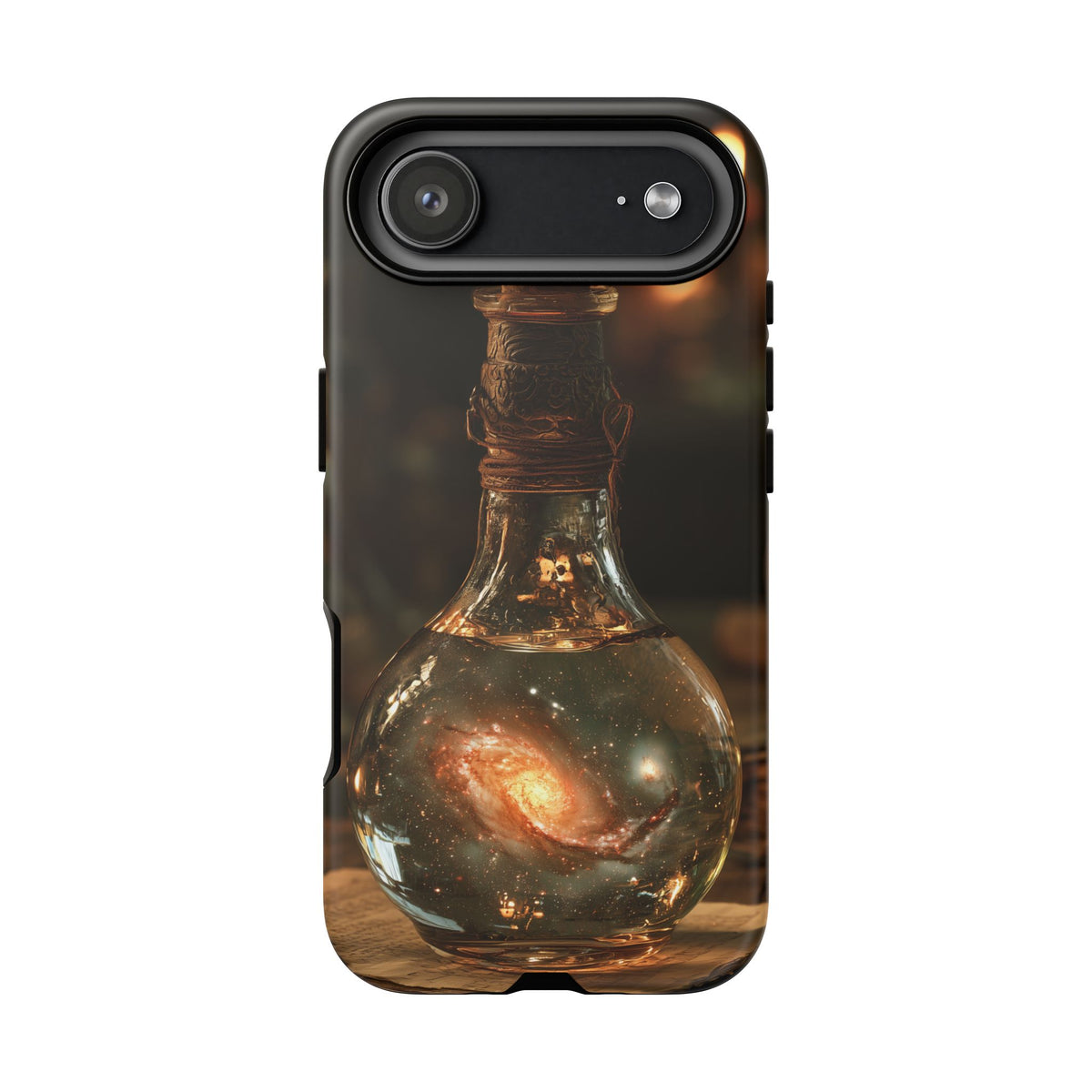Bottled Cosmos iPhone Tough Case | Galaxy in an Antique Bottle