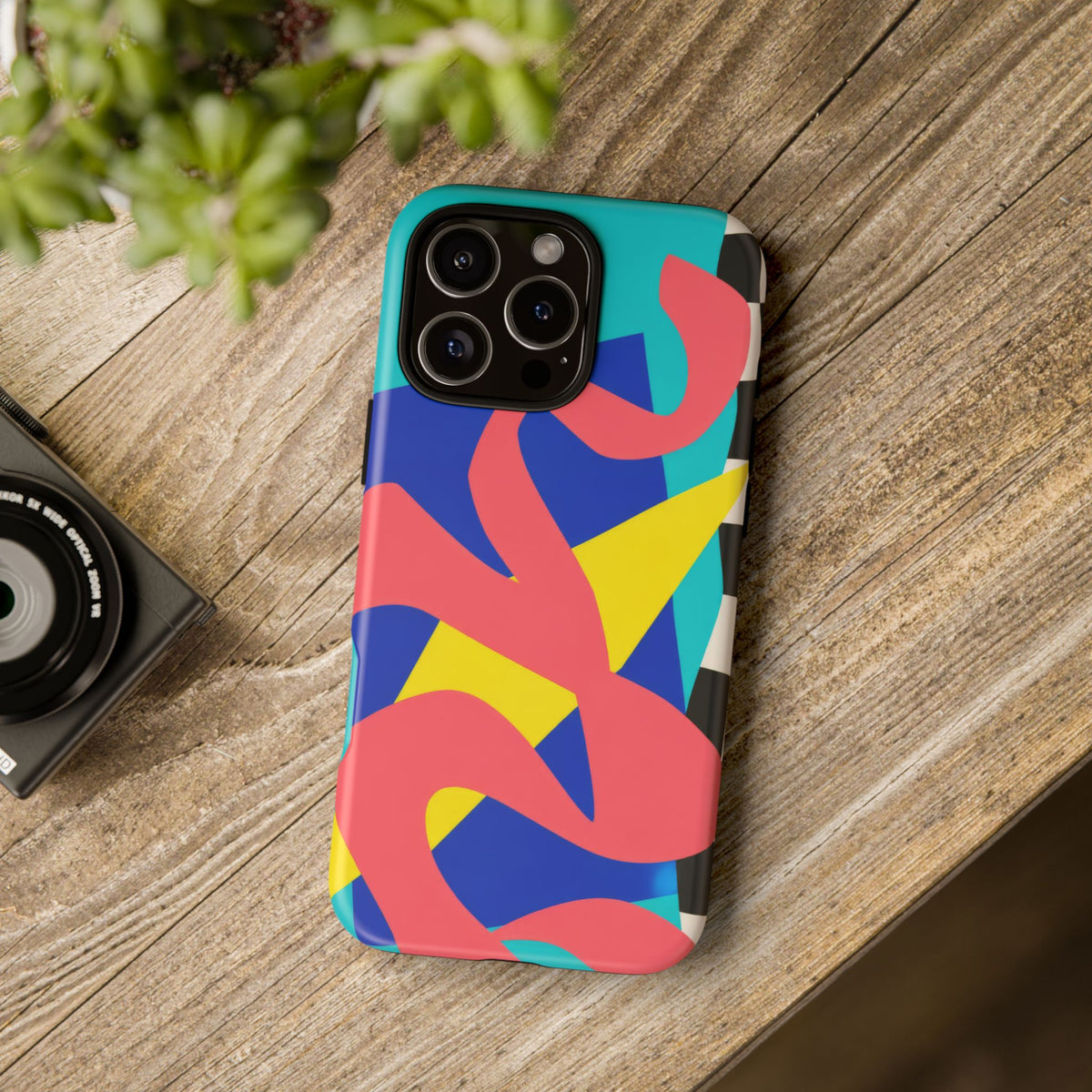 Cut Loose iPhone Tough Case | Retro Abstract Art