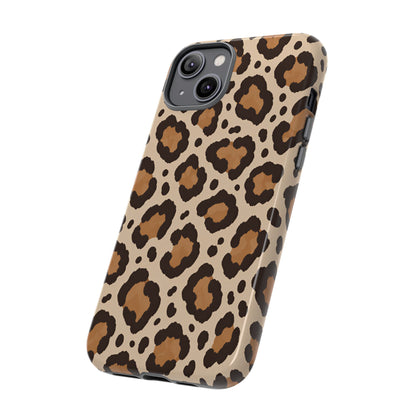 Leopard Print iPhone Tough Case | Cocoa Wildcat