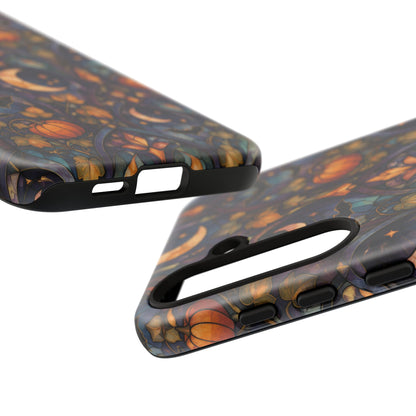 Amber Moon Window Samsung Galaxy Tough Case | celestial halloween