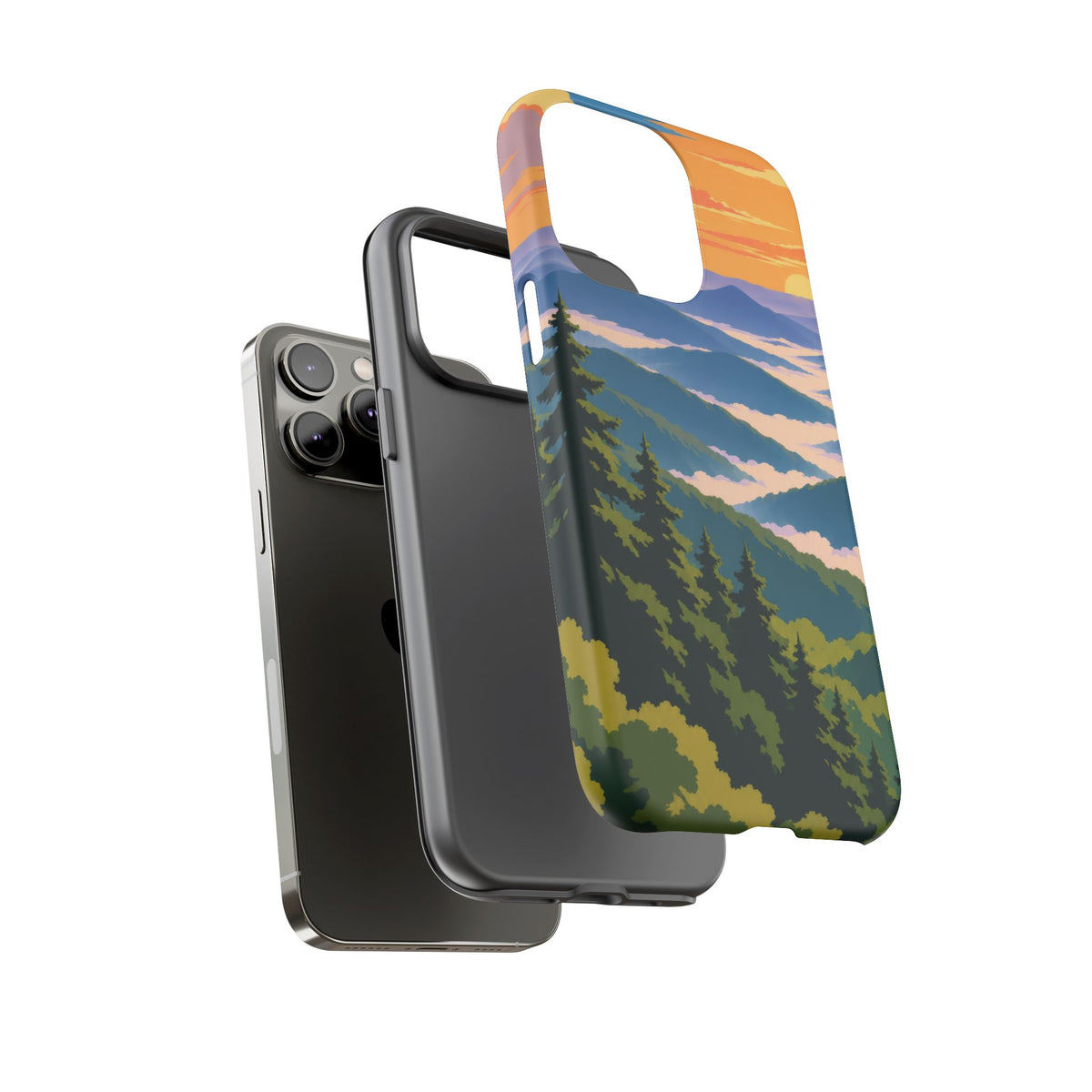 Great Smoky Mountains — Morning Veils iPhone Tough Case