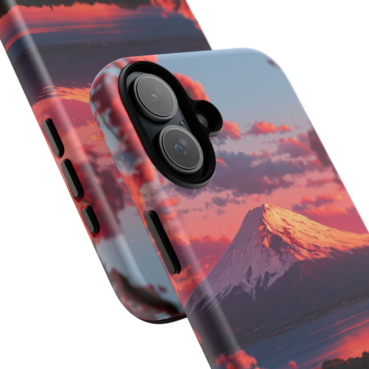 Fuji Rose Horizon iPhone Tough Phone Case