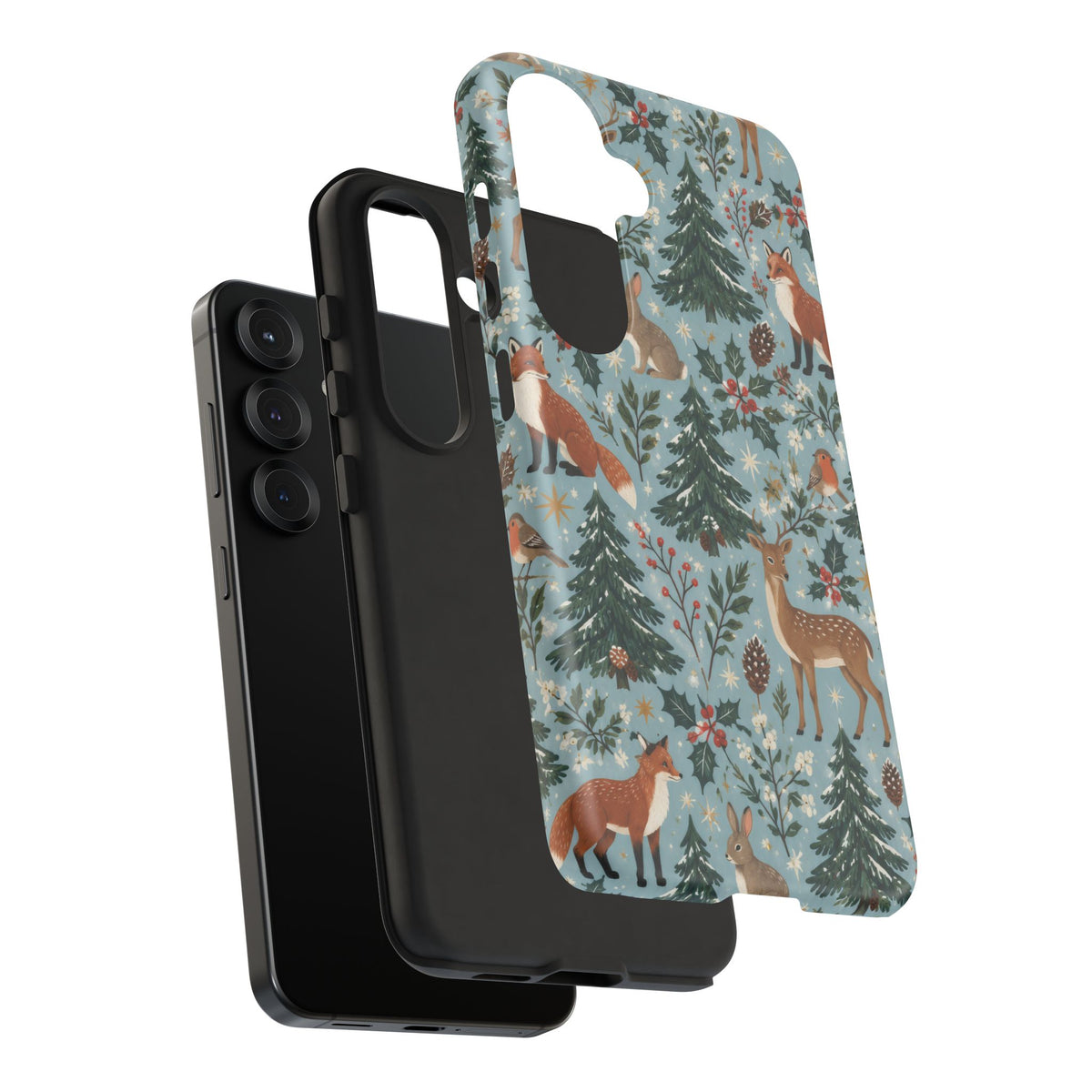 Winter Woodland Gathering Samsung Galaxy Tough Case | woodland christmas