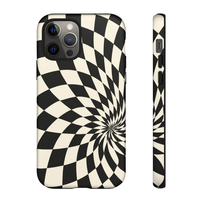 Twist Theory iPhone Tough Case | Optical Checkerboard
