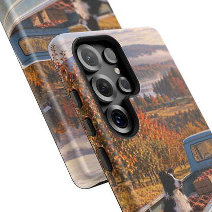 Blue Truck October Samsung Galaxy Tough Case | border collie