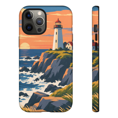 Lighthouse — Atlantic Beacon iPhone Tough Case