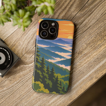 Great Smoky Mountains — Morning Veils iPhone Tough Case