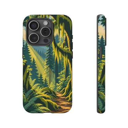 Hoh Rain Forest — Mosslight iPhone Tough Case