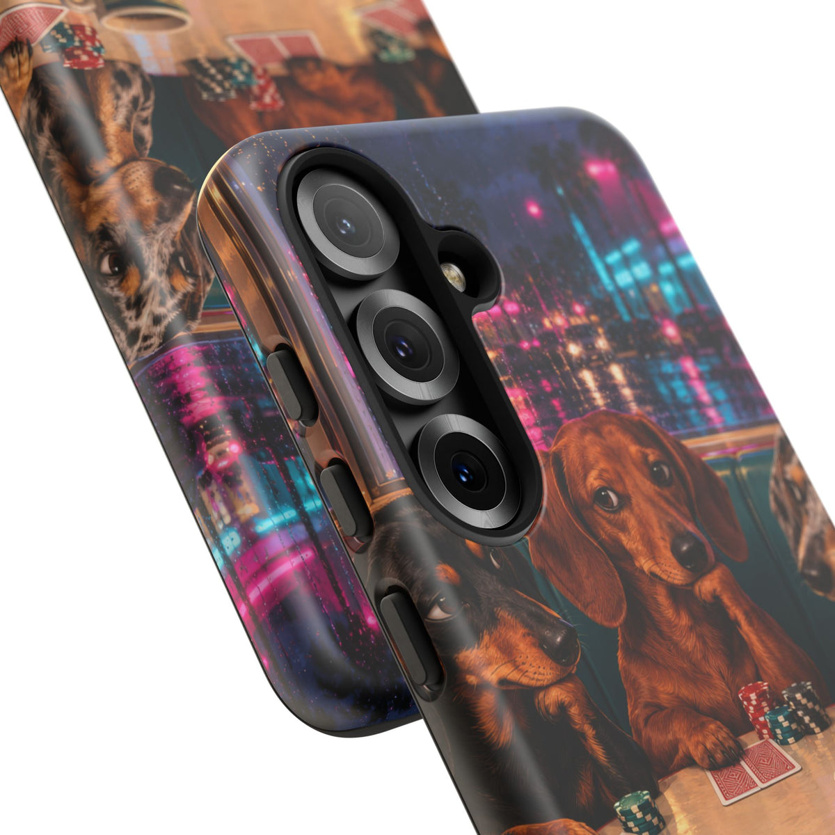 All-Night Aces Samsung Galaxy Tough Case | dachshund poker