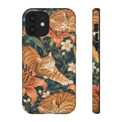 Tiger Lily Tabby iPhone Tough Case | tabby cats