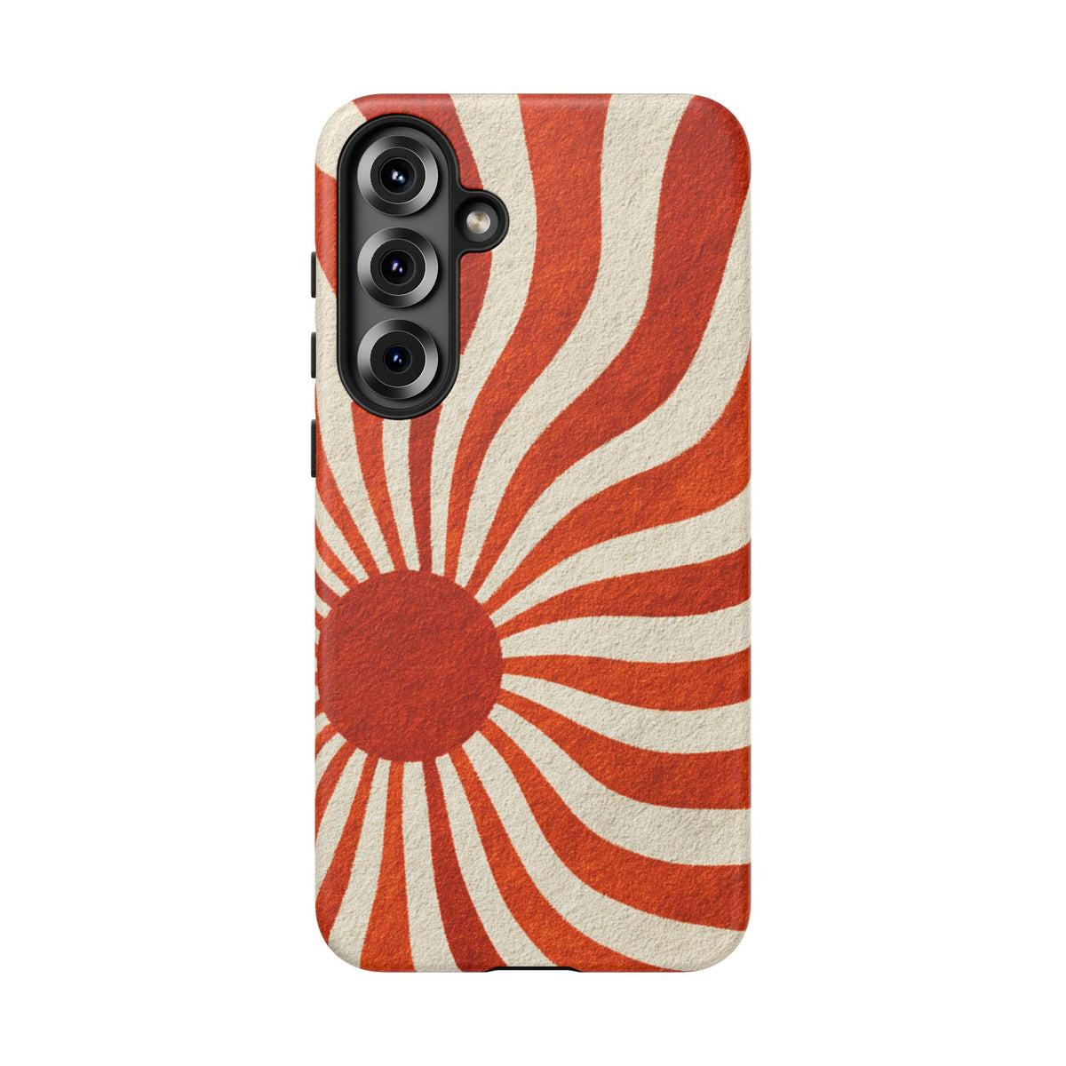 Terracotta Sunburst Samsung Galaxy Tough Phone Case