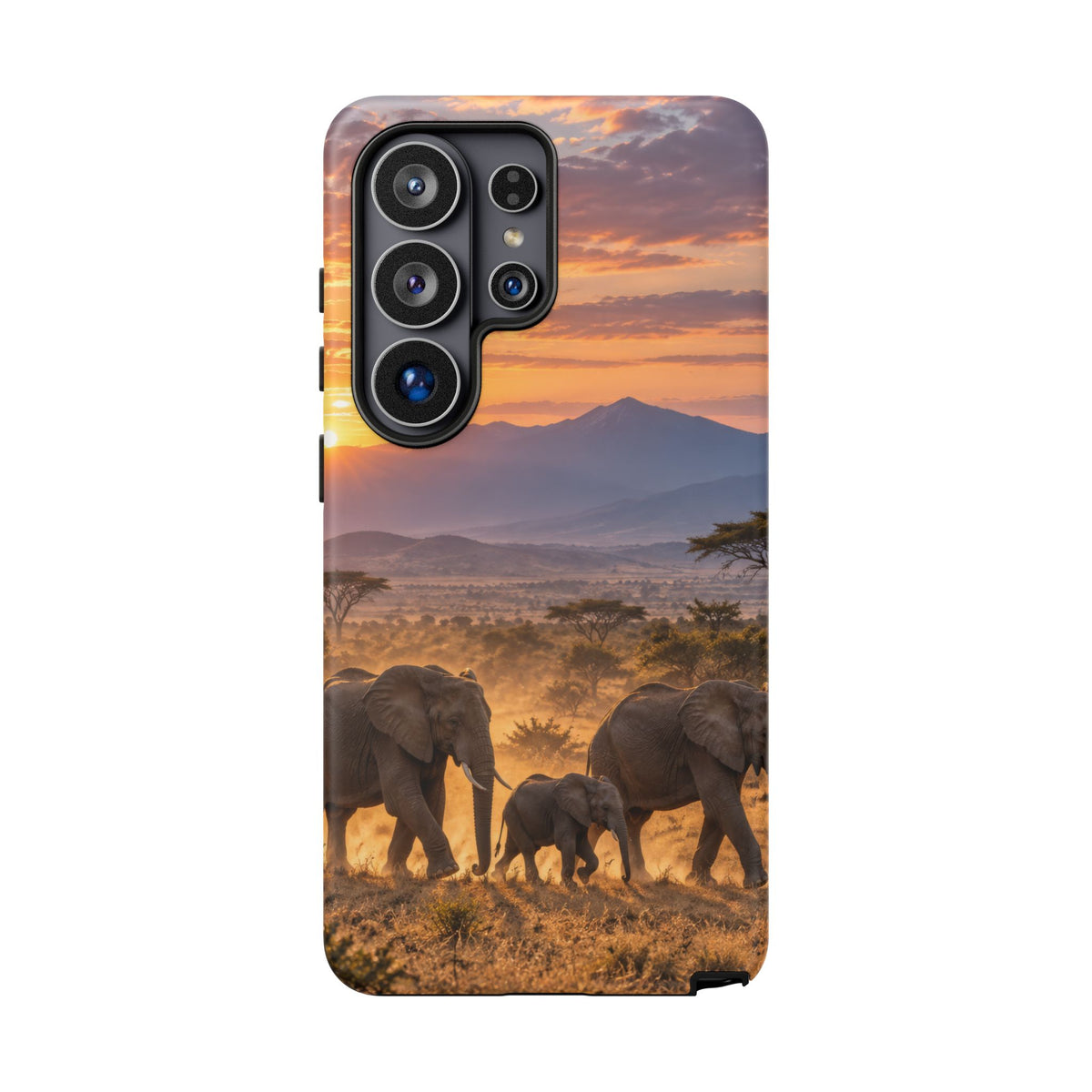 Elephants at First Light Samsung Galaxy Tough Case | african elephants