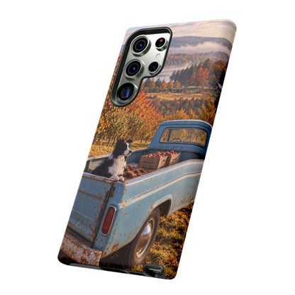 Blue Truck October Samsung Galaxy Tough Case | border collie