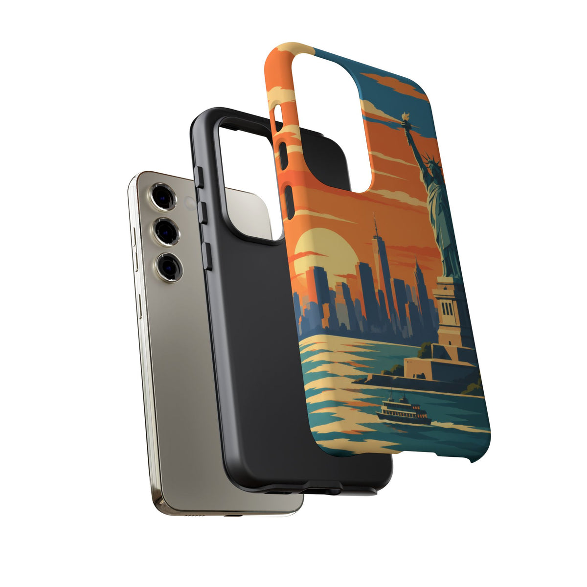 New York City — Harbor Liberty Samsung Galaxy Tough Case