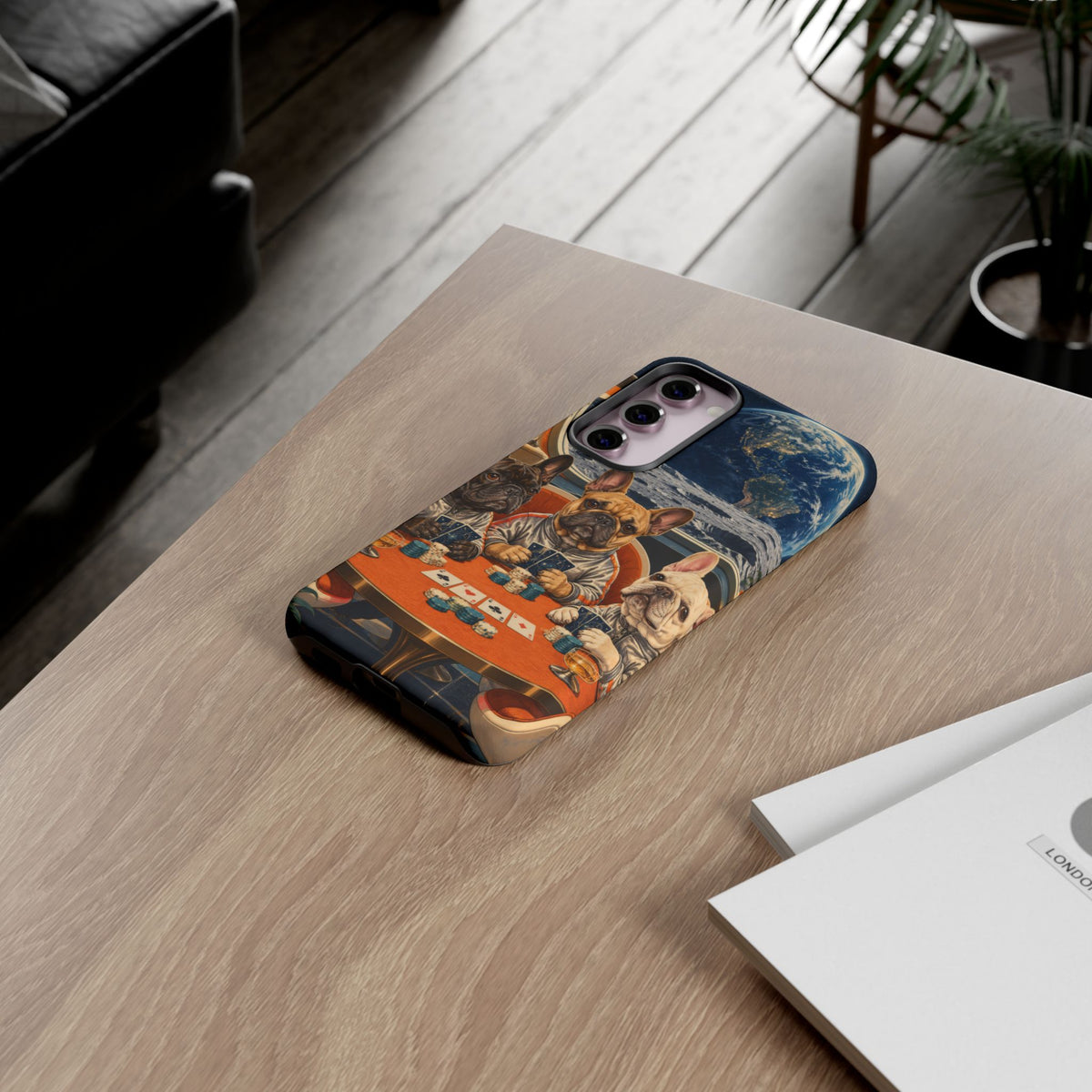 Lunar Card Club Samsung Galaxy Tough Case | french bulldog